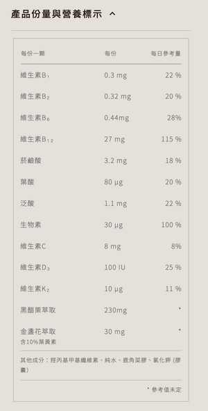 elaceite｜黑醋栗晶亮賦活膠囊